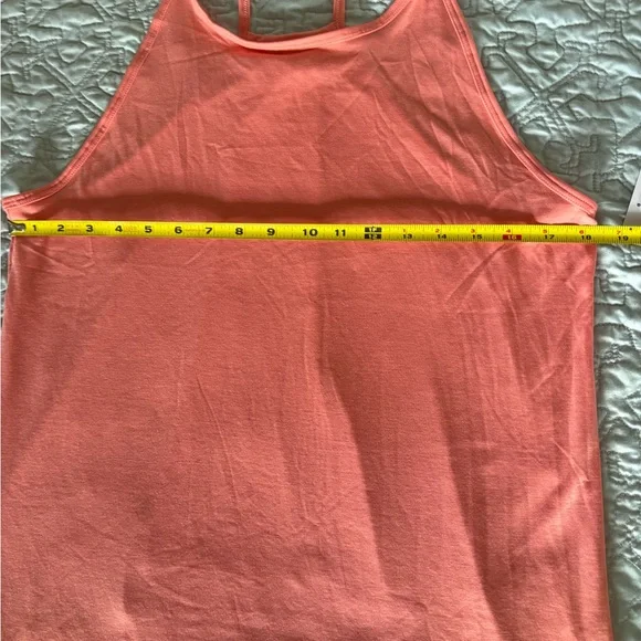 ATHLETA NWT Coral Pink Women's athletic Top - Picture 6 of 6